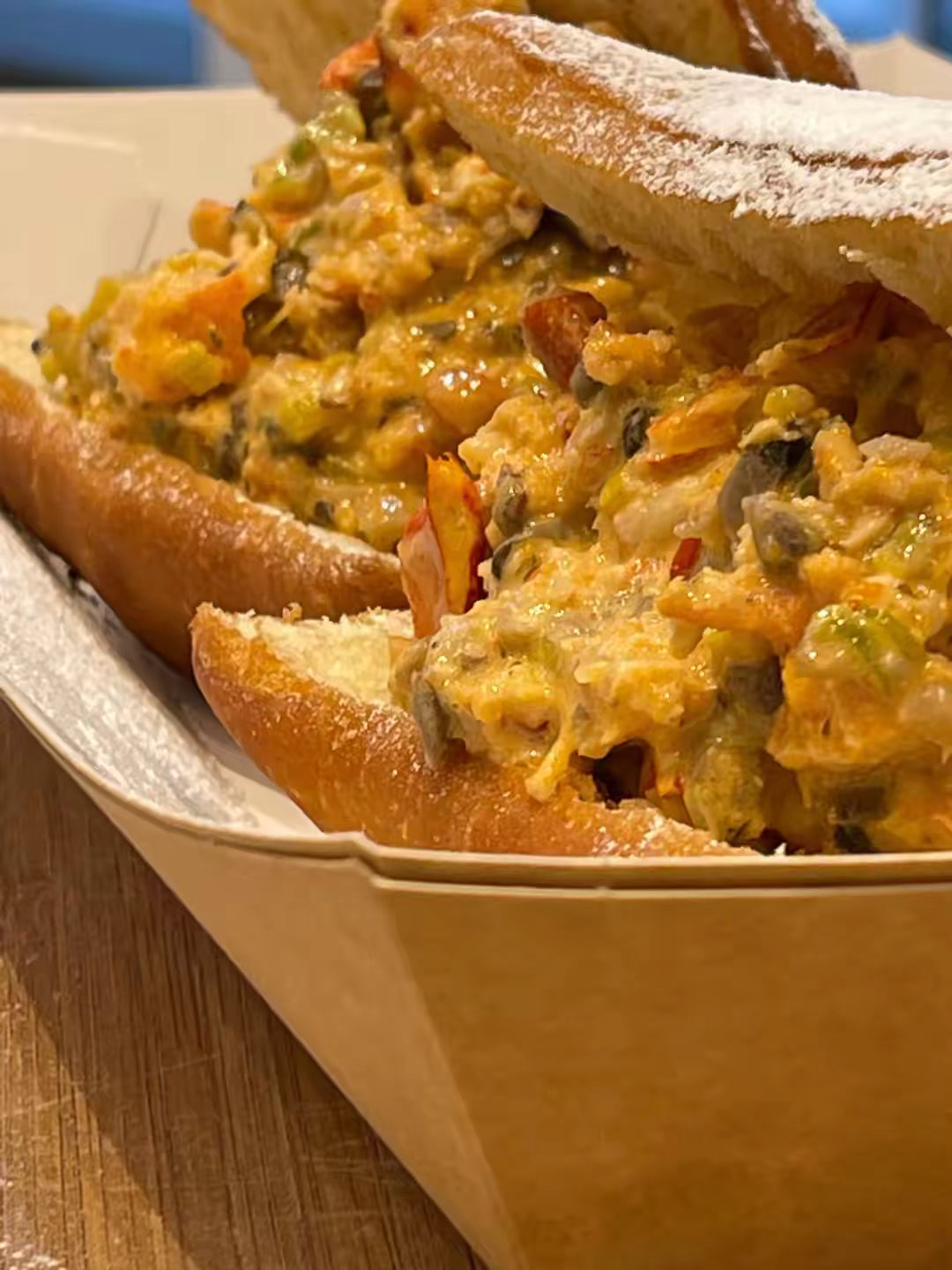 Golden Fried Shrimp Bayou Sandwich
